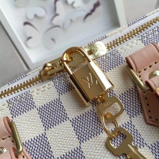 Replica Prezzo Borse Speedy Bandoulière 25 Damier Azur N41374