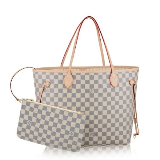 Replica Scontate Borse Neverfull MM Damier Azur N41361