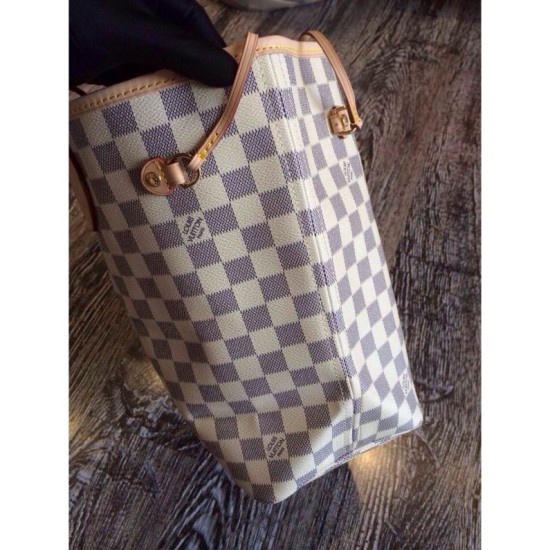 Replica Scontate Borse Neverfull MM Damier Azur N41361