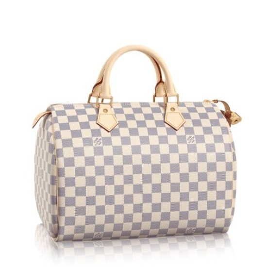 Replica Scontate Borse Speedy 30 Damier Azur N41370
