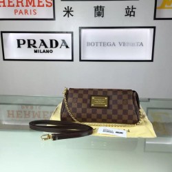 Replica Borse Eva Clutch Damier Ebene N55213