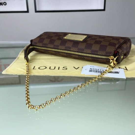 Replica Borse Eva Clutch Damier Ebene N55213