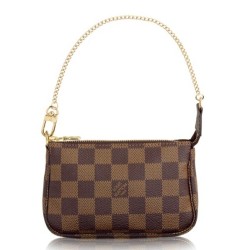 Replica Borse Mini Pochette Accessoires Damier Ebene N58009