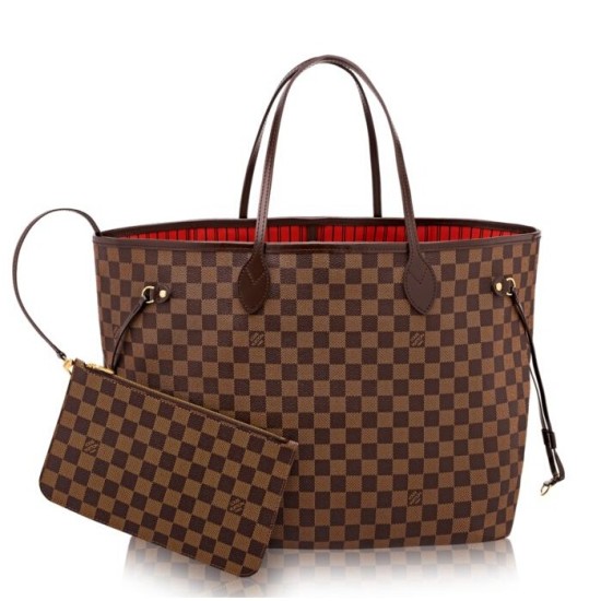 Replica Borse Neverfull GM Damier Ebene N41357