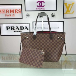 Replica Borse Neverfull MM Damier Ebene N41358