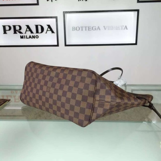 Replica Borse Neverfull MM Damier Ebene N41358