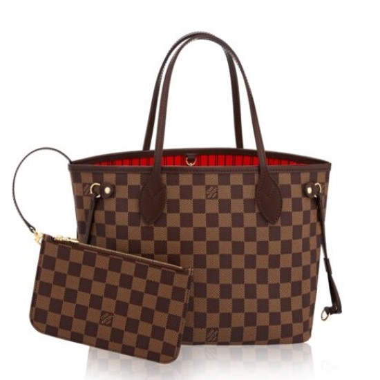 Replica Borse Neverfull PM Damier Ebene N41359