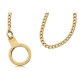 Replica Key Chain anello dorato M58021