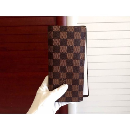 Replica Damier Ebene Canvas Brazza Portafoglio N60017 Replica Damier Ebene Canvas Brazza Portafoglio N60017