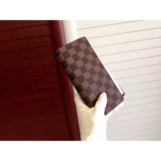 Replica Damier Ebene Canvas Brazza Portafoglio N60017 Replica Damier Ebene Canvas Brazza Portafoglio N60017