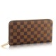 Replica Damier Ebene Canvas Zippy Organizer N60003