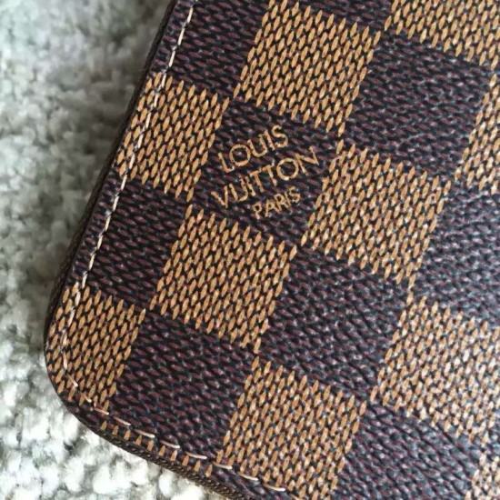 Replica Damier Ebene Canvas Zippy Organizer N60003
