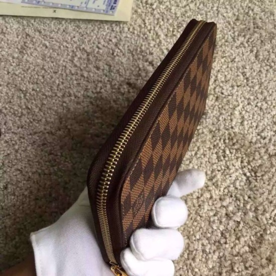Replica Damier Ebene Canvas Zippy Organizer N60003