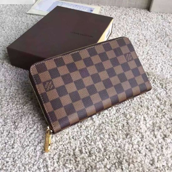 Replica Damier Ebene Canvas Zippy Organizer N60003