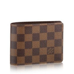 Replica Damier Ebene Tela multiplo N60895 Portafoglio