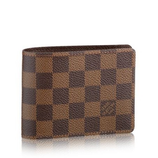 Replica Damier Ebene Tela multiplo N60895 Portafoglio