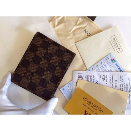 Replica Damier Ebene Tela multiplo N60895 Portafoglio