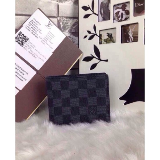 Replica Damier Graphite Tela Florin Portafoglio N63074