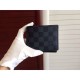 Replica Damier Graphite Tela multiplo N62663 Portafoglio