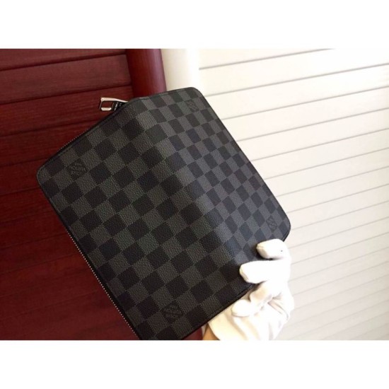 Replica Damier Graphite Tela Zippy Organizer N63077