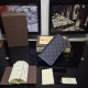 Replica Damier portafoglio Brazzà Cobalt N63243