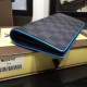 Replica Damier portafoglio Brazzà Cobalt N63243