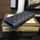Replica Damier portafoglio Brazzà Cobalt N63243
