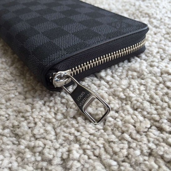 Replica Zippy Portafoglio verticale N63095 Damier Graphite