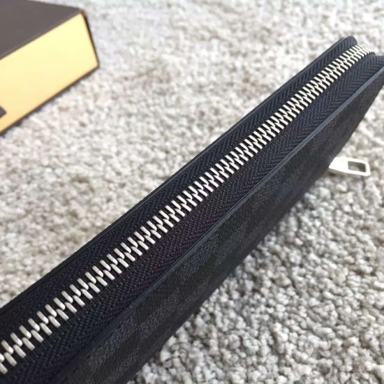 Replica Zippy Portafoglio verticale N63095 Damier Graphite