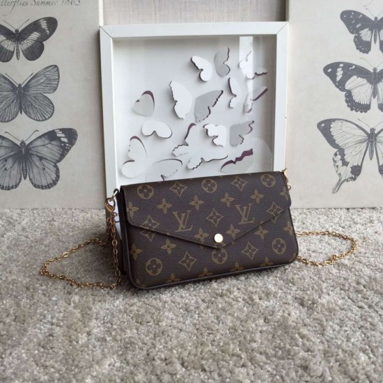 Replica Borse Felicie Chain Wallet Monogram M61276