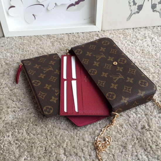 Replica Borse Felicie Chain Wallet Monogram M61276