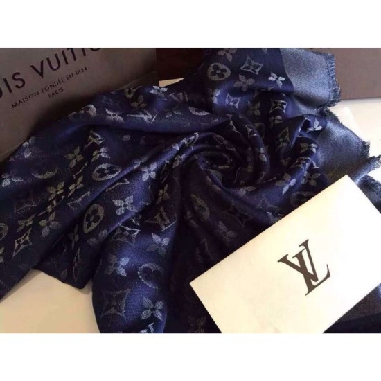 Replica Monogram Blu Scialle M72412