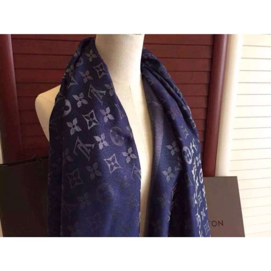 Replica Monogram Blu Scialle M72412