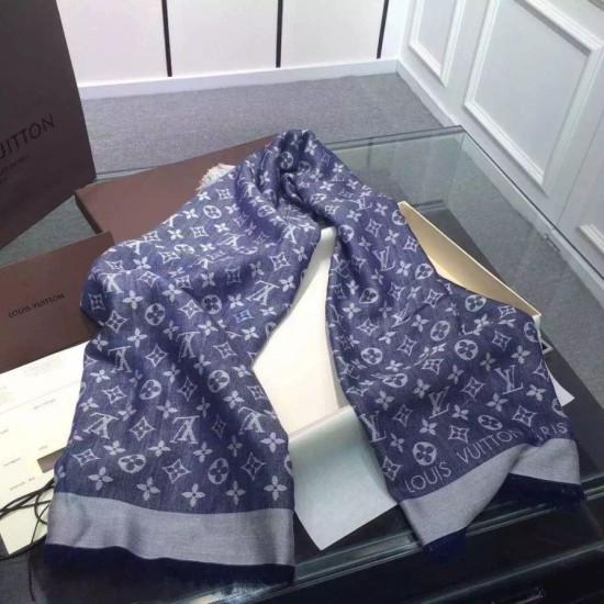Replica Monogram Denim Blu Scialle M71376