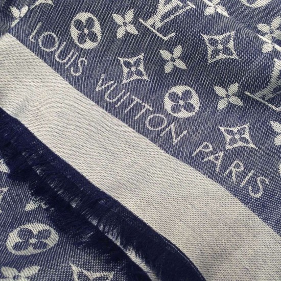 Replica Monogram Denim Blu Scialle M71376