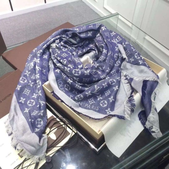 Replica Monogram Denim Blu Scialle M71376
