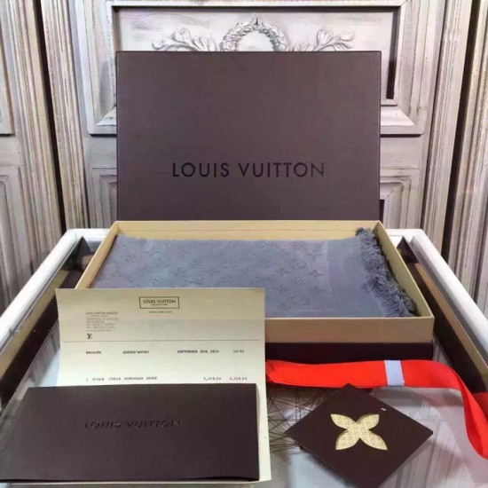 Replica Monogram grigio brillare Scialle M75120
