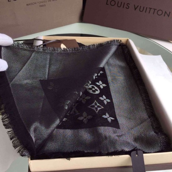 Replica Sciarpa Monogram brillare M72252 Nero