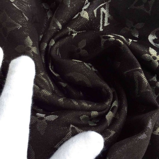 Replica Sciarpa Monogram brillare M72252 Nero