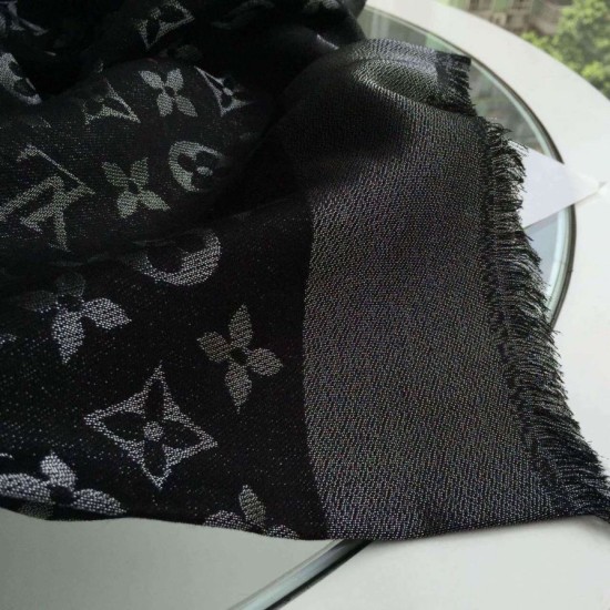 Replica Sciarpa Monogram brillare M72252 Nero