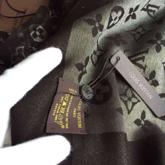 Replica Sciarpa Monogram brillare M72252 Nero