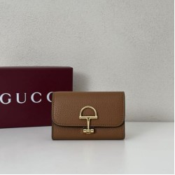 Replica Porta carte Gucci Softbit 828148 Marrone Imitazioni Outlet Premio