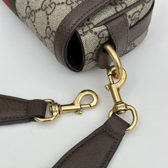 Replica Borsa mini Gucci Ophidia 795466 marrone Imitazioni Outlet Premio