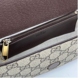 Replica Borsa mini Gucci Ophidia 795466 marrone Imitazioni Outlet Premio