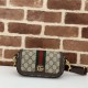 Replica Borsa mini Gucci Ophidia 795466 marrone Imitazioni Outlet Premio