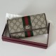 Replica Portafoglio continentale Gucci Ophidia 838485 marrone Imitazioni Outlet Premio