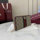 Replica Portafoglio Gucci Ophidia con cerniera 838484 marrone Imitazioni Outlet Premio