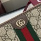 Replica Portafoglio Gucci Ophidia con cerniera 838484 marrone Imitazioni Outlet Premio