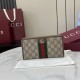 Replica Portafoglio Gucci Ophidia con cerniera 838484 marrone Imitazioni Outlet Premio