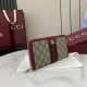 Replica Portafoglio Gucci Ophidia con cerniera 838484 rosso Imitazioni Outlet Premio